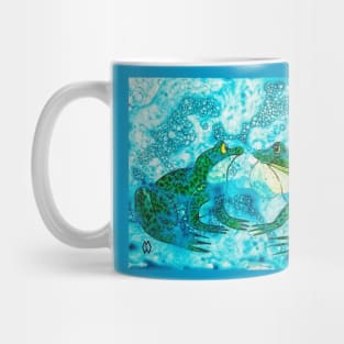 Frogs Face Off Mug